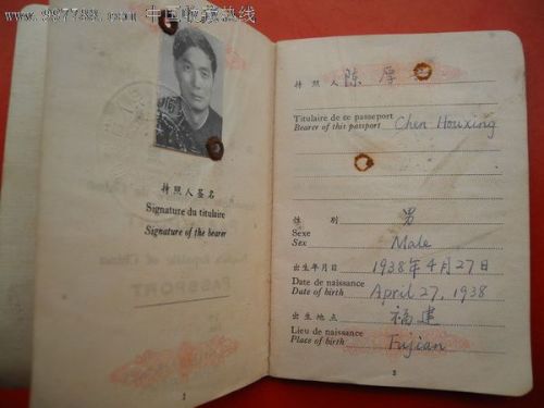 中华人民共和国护照的护照类型