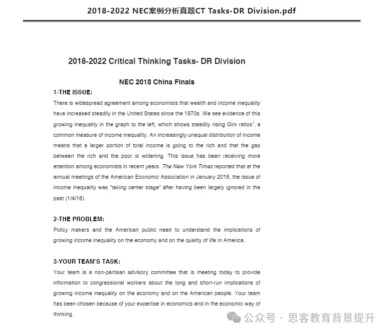 NEC组队要求是什么？多少分可以晋级？