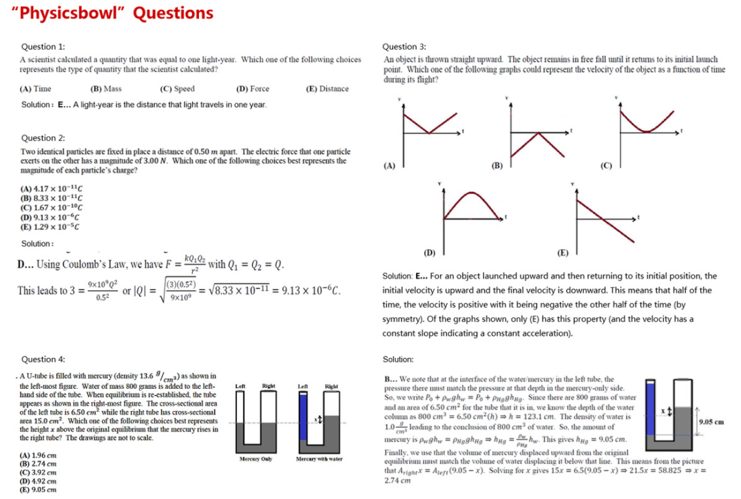 竞赛 | 3月份截止报名!含金量超高的Physics Bowl物理碗竞赛规则奖项详解! 竞赛 | 3月份截止报名!含金量超高的Physics Bowl物理碗竞赛规则奖项详解!