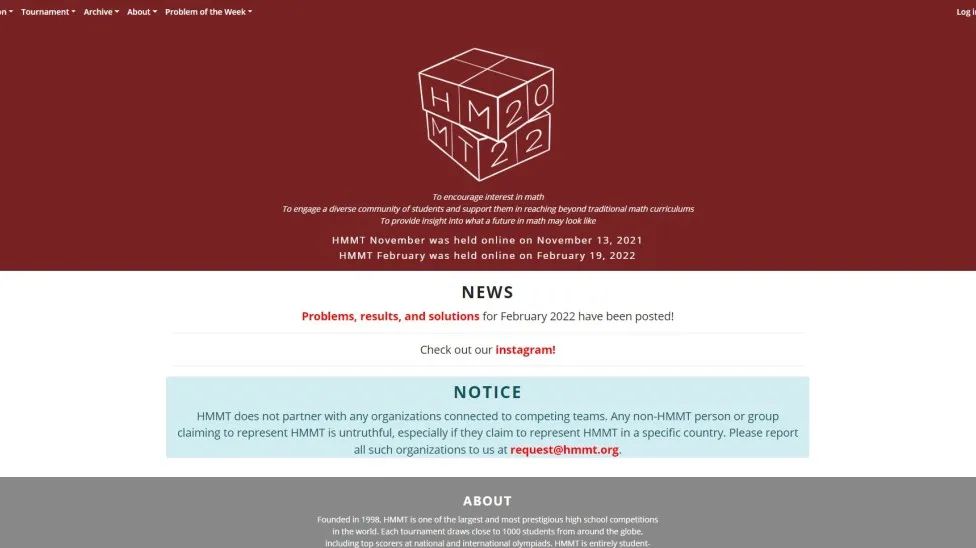 全美影响力最大、名校理工科专业认可程度最高——哈佛-麻省理工大学数学竞赛HMMT 全美影响力最大、名校理工科专业认可程度最高——哈佛-麻省理工大学数学竞赛HMMT