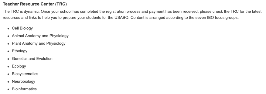 USABO真题解析~附USABO辅导课程 USABO真题解析~附USABO辅导课程