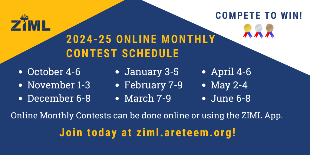 智谋ZIML国际数学联赛每月一赛正式开启! 智谋ZIML国际数学联赛每月一赛正式开启!