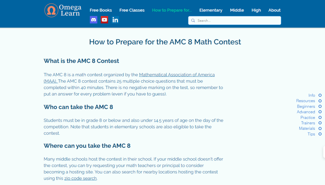 AMC8数学竞赛自学找不到资源？这些网站和教材分享给大家！