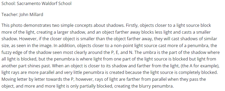 科普|竞赛|AAPT Photo美国高中物理摄影挑战活动投稿倒计时! 科普|竞赛|AAPT Photo美国高中物理摄影挑战活动投稿倒计时!