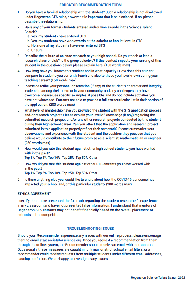 国际竞赛|含金量超高的Regeneron STS全球科学天才奖,2025新赛季备赛冲奖报名中! 国际竞赛|含金量超高的Regeneron STS全球科学天才奖,2025新赛季备赛冲奖报名中!