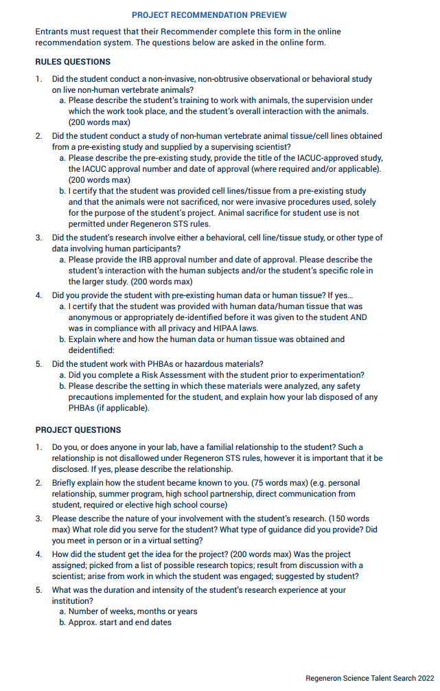 国际竞赛|含金量超高的Regeneron STS全球科学天才奖,2025新赛季备赛冲奖报名中! 国际竞赛|含金量超高的Regeneron STS全球科学天才奖,2025新赛季备赛冲奖报名中!