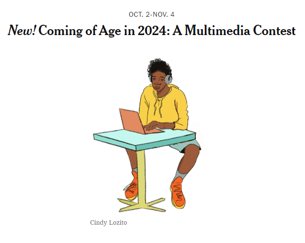 重磅!《纽约时报》写作竞赛日历发布!10大创意类目等你挑战 重磅!《纽约时报》写作竞赛日历发布!10大创意类目等你挑战