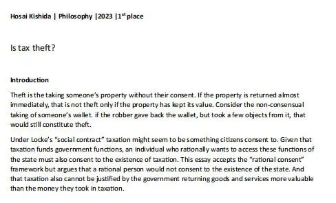 John Locke写作竞赛题目是什么?初级组和高级组有区别吗? John Locke写作竞赛题目是什么?初级组和高级组有区别吗?