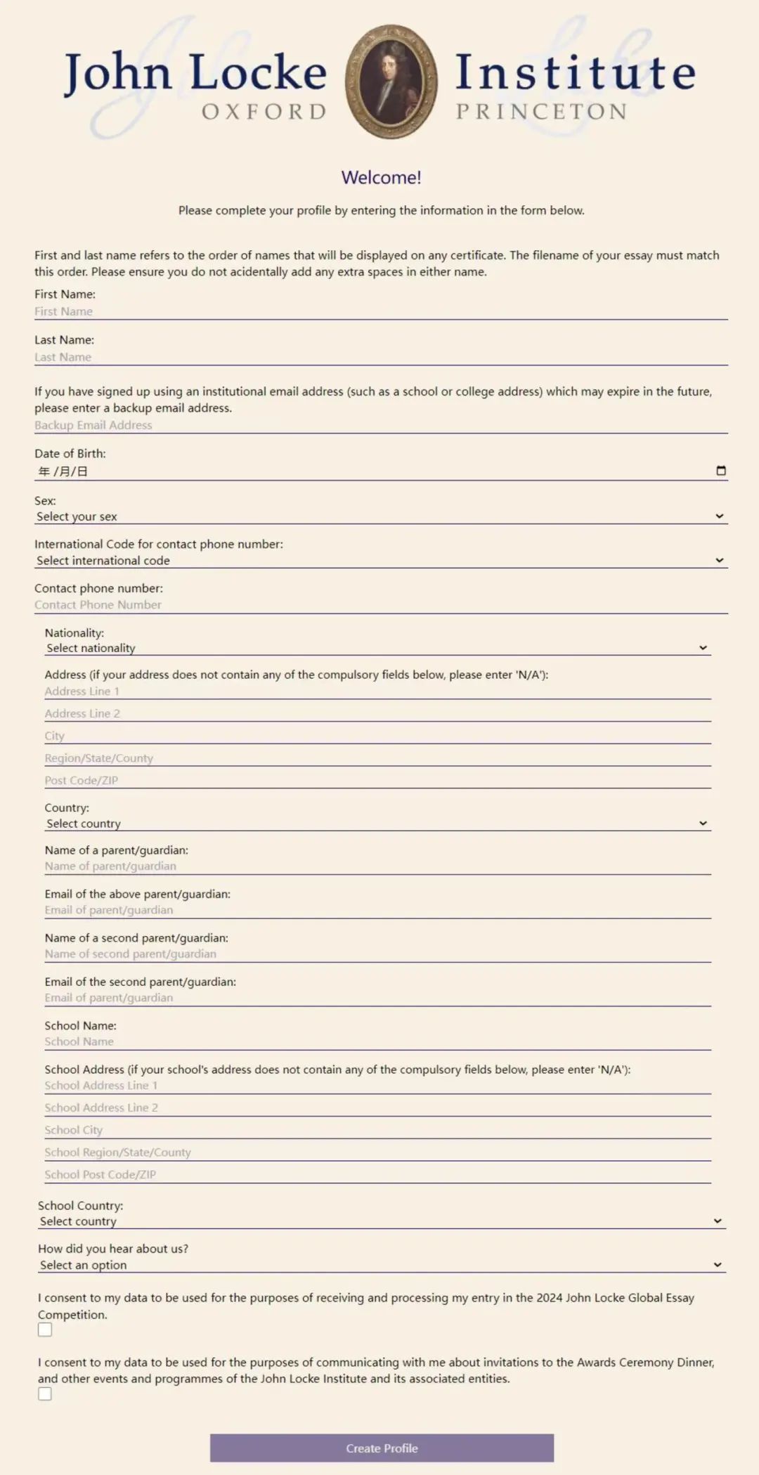 John Locke写作竞赛保姆级报名流程及参赛要求 John Locke写作竞赛保姆级报名流程及参赛要求