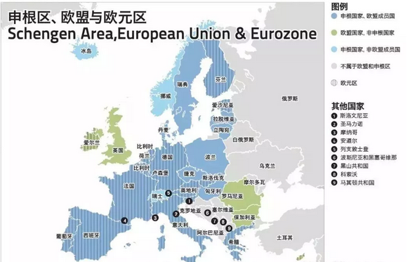移民欧洲，申根国和欧盟有何区别？
