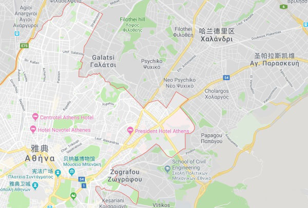 雅典市中心偏北部地区购房分析：Cholargos  Papagou等