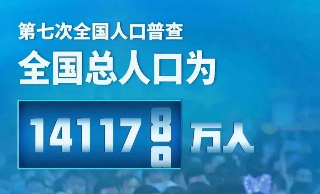 中国第七次人口普查数据，这张图就看懂了