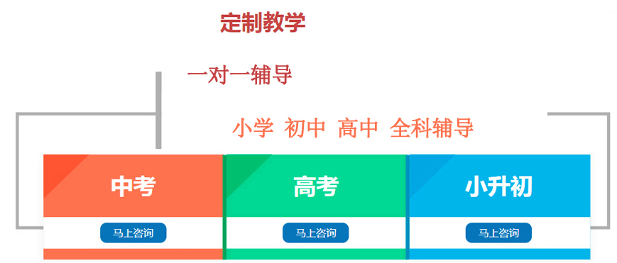 中高辅导教育-中高考冲刺辅导，中小学一对一全科教育-中高考定制教学